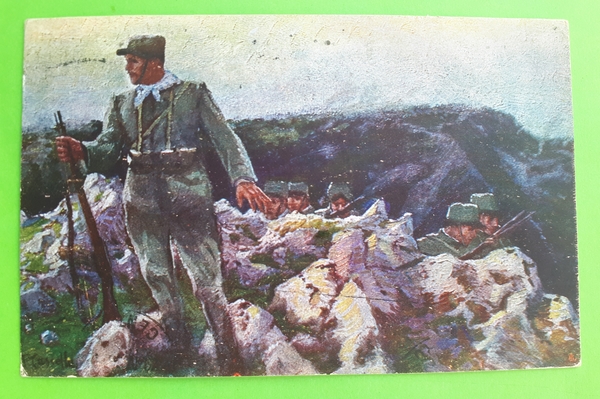 Cartolina - Militaria - Illustratori - 1916
