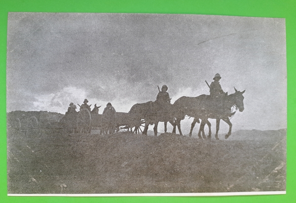 Cartolina - Militaria - Esercito Inglese - Traino di artiglierie …