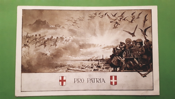 Cartolina - Pro Patria - Militaria - Illustratore Agazzi 1917