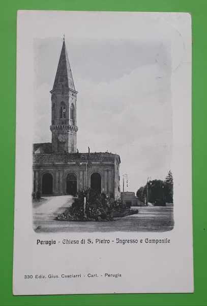 Cartolina - Perugia - Chiesa di S. Pietro - Ingresso …