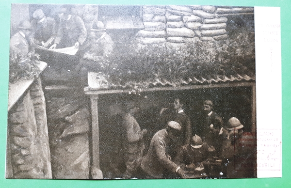 Cartolina - Un comando durante l'azione - 1917 ca.