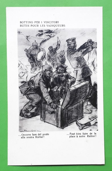 Cartolina - Bottino per i vincitori - Illustratori - Militaria …