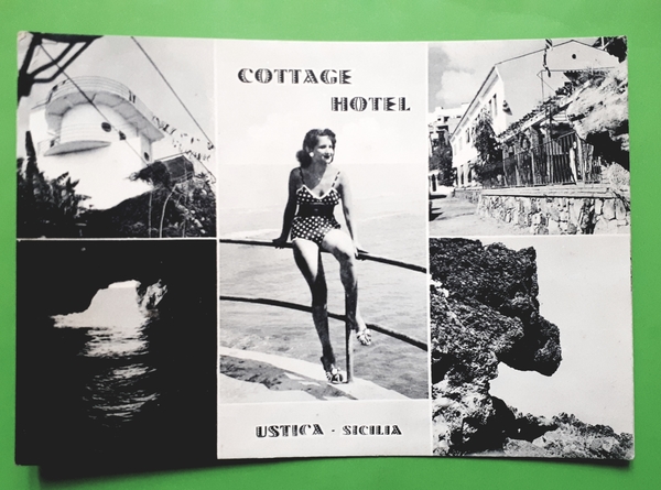 Cartolina - Cottage Hotel - Ustica - Sicilia - 1950 …