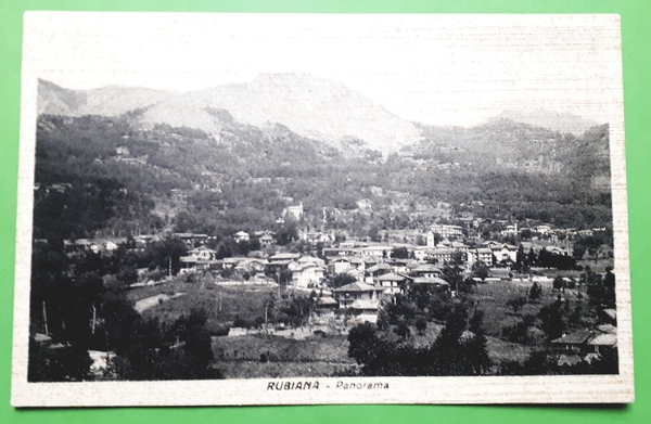 Cartolina - Rubiana - Panorama - 1930 ca.