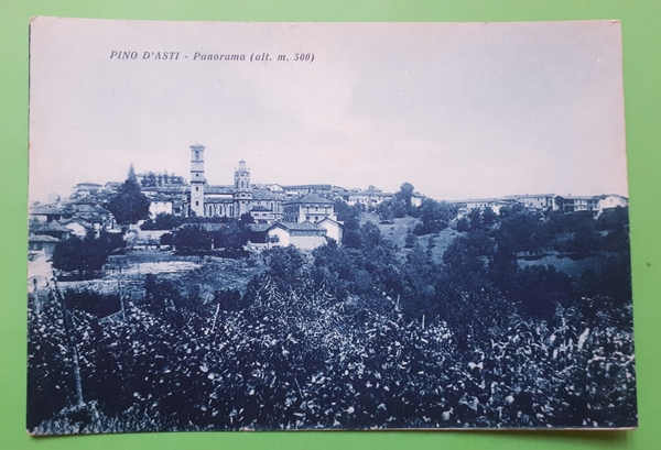 Cartolina - Pino D'Asti - Panorama - 1940 ca.