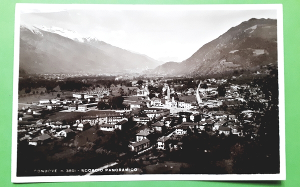 Cartolina - Condove - Scorcio panoramico - 1940 ca.