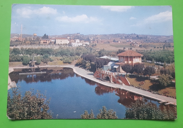 Cartolina - Acqui Terme - Piscina e scorcio panoramico - …