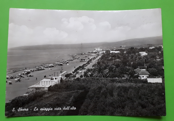 Cartolina - S. Severa - La Spiaggia vista dall'alto - …