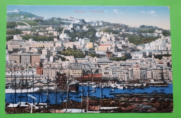 Cartolina - Genova - Panorama - 1920 ca.