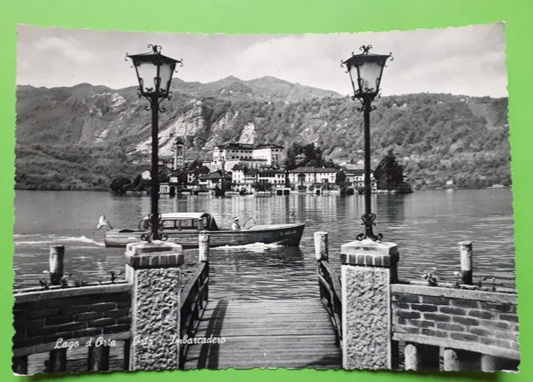 Cartolina - Lago d'Orta - Orta - Imbarcadero - 1960 …