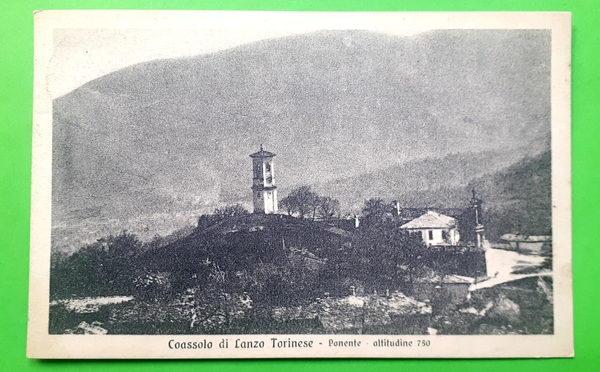 Cartolina - Coassolo di Lanzo Torinese - Ponente - 1930