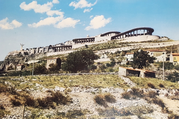 Cartolina - L'imponente viadotto che porta all'antica Maratea - 1970 …