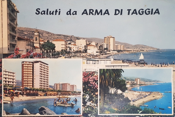 Cartolina - Saluti da Arma di Taggia - 1966