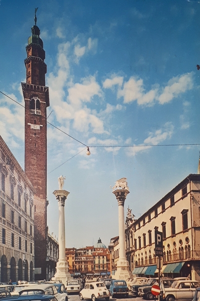 Cartolina - Vicenza - Piazza dei Signori - 1969