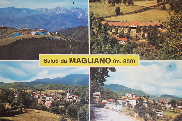 Cartolina - Saluti da Magliano - 1960 ca.