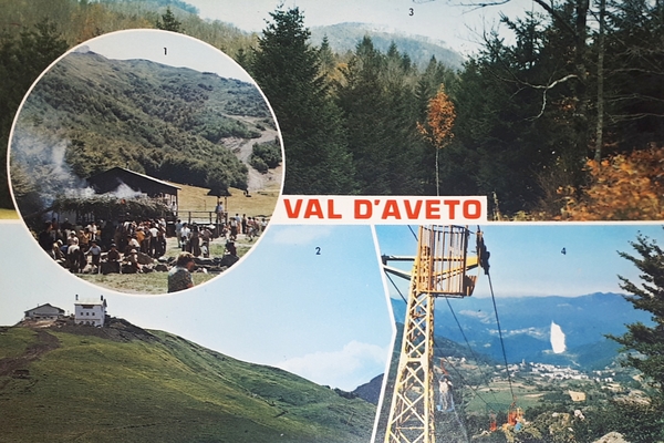 Cartolina - Val d'Aveto - Polenta al Prato della Cipolla …