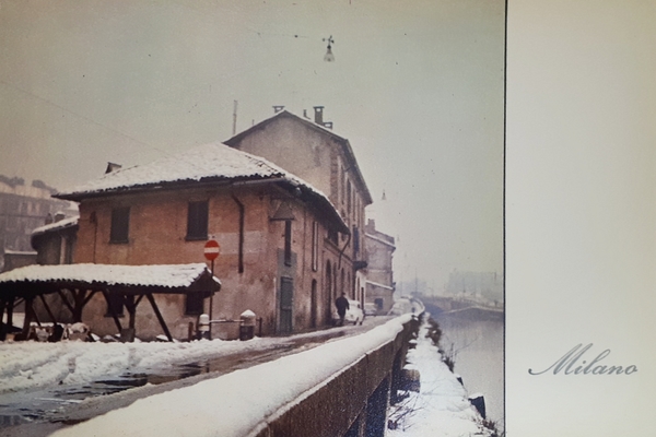 Cartolina - Milano - Il Naviglio Grande - 1950 ca.