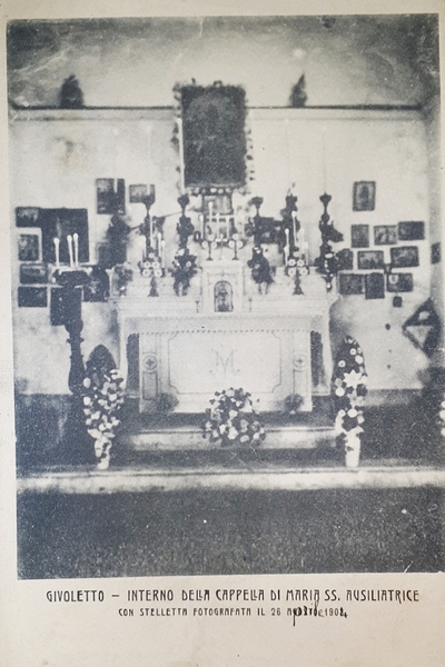Cartolina - Givoletto - Intorno di Cappella di Maria S.S. …