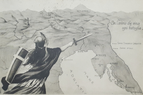 Cartolina - Illustratori - Militari - Con l'animo che vince …