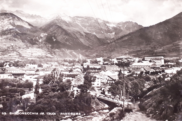 Cartolina - Bardonecchia - Panorama - 1960