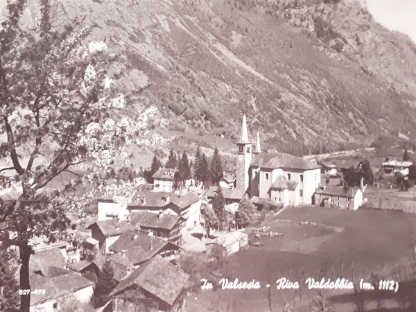 Cartolina - In Valsesia - Riva Valdobbia - 1959