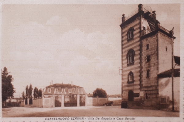 Cartolina - Castelnuovo Scrivia - Villa De Angelis e Casa …