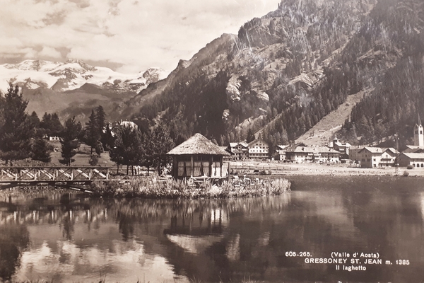 Cartolina - Valle d'Aosta - Gressoney St. Jean - Il …