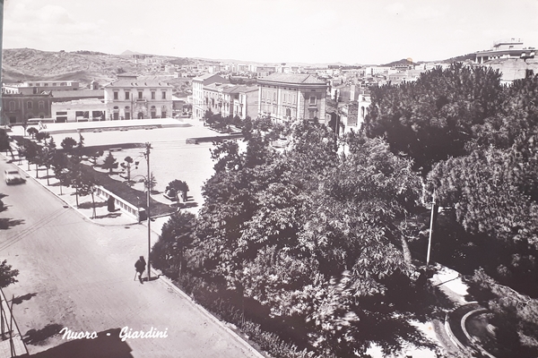 Cartolina - Nuoro - Giardini - 1963