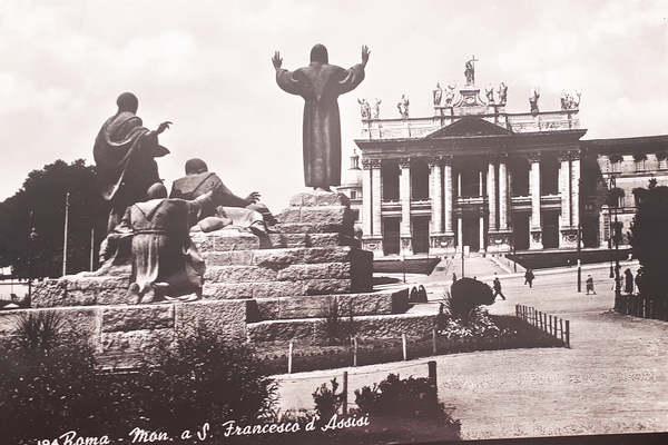 Cartolina - Roma - Monumento a S. Francesco d'Assisi - …