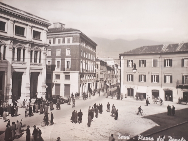 Cartolina - Terni - Piazza del Popolo - 1953