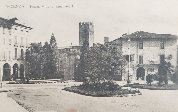 Cartolina - Vicenza - Piazza Vittorio Emanuele II - 1900 …