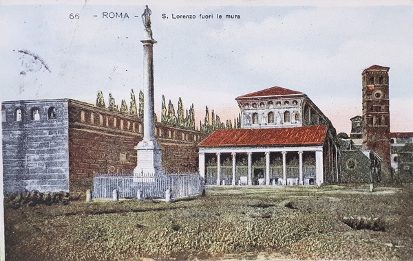 Cartolina - Roma - S. Lorenzo fuori le mura - …
