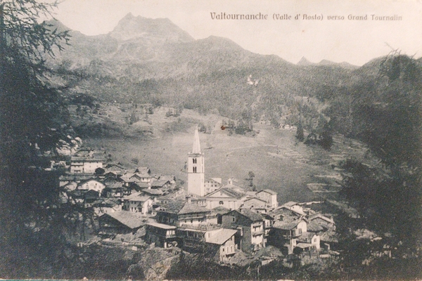 Cartolina - Valtournenche ( Valle d'Aosta ) verso Grand Tournalin …