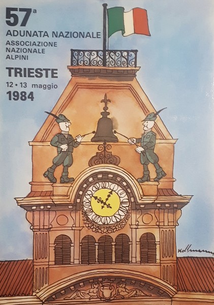 Cartolina 57^ Adunata Nazionale Associazione Alpini - Trieste 12/13 Maggio …