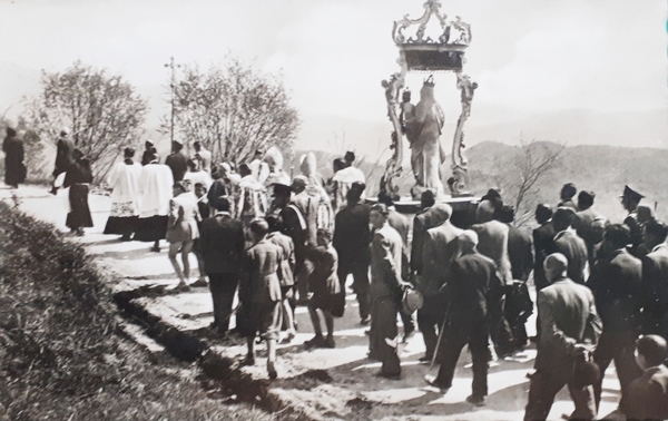 Cartolina - Consacrazione Santuario di Montelungo - La Processione 8 …