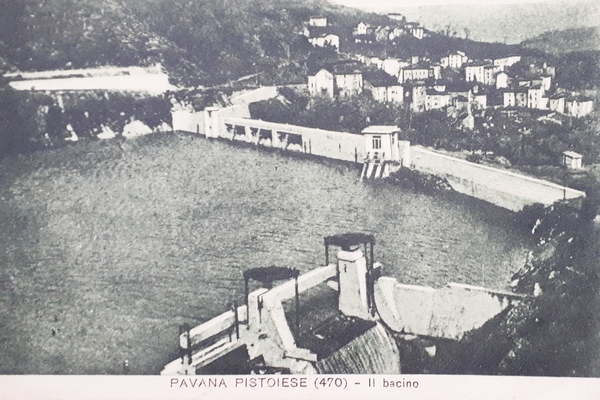 Cartolina - Saluti da Pavana Pistoiese - Il bacino - …