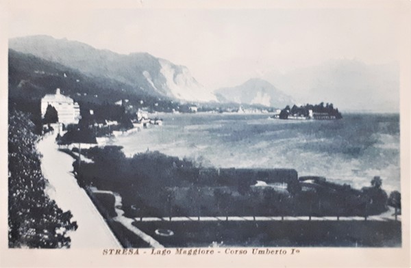 Cartolina - Stresa - Lago Maggiore - Corso Umberto I …