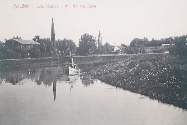 Cartolina - Aquileia - Sulla Natissa - 1908