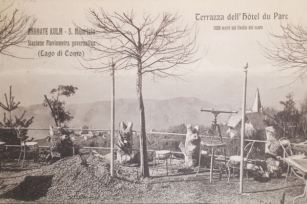 Cartolina - Brunate Kulm - S. Maurizio - Stazione Pluviometrica …