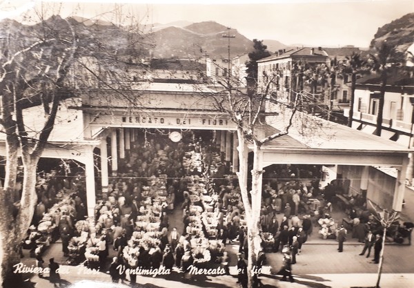 Cartolina - Riviera dei Fiori - Ventimiglia - Mercato dei …