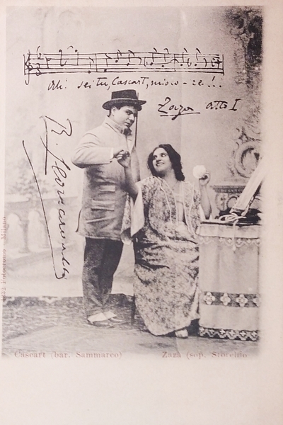 Cartolina Opera Lirica - Ruggero Leoncavallo - Zazà ( atto …