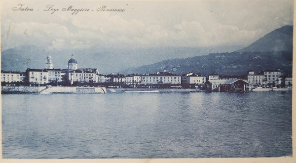 Cartolina - Intra - Lago Maggiore - Panorama - 1924