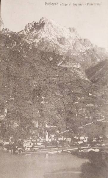 Cartolina - Porlezza ( Lago di Lugano ) - Panorama …