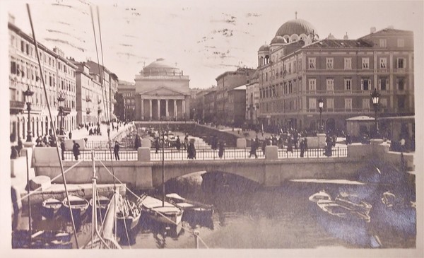 Cartolina - Trieste - Canal Grande del Nuovo Ponte - …