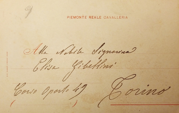 Cartolina - Il Colonnello - Comandante del Reggimento - Reale …