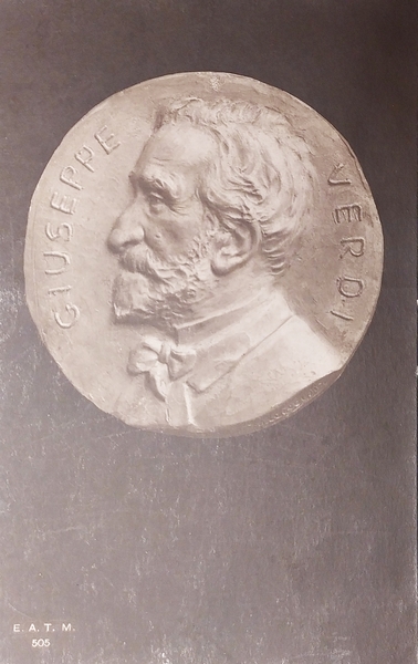 Cartolina - Commemorativa - Giuseppe Verdi - 1950