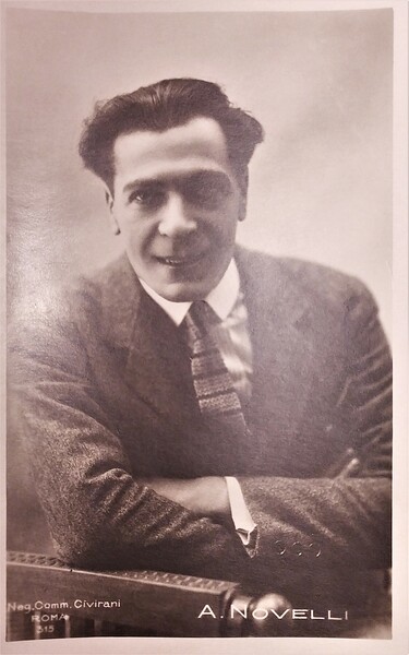 Cartolina - Cinema Muto - Attore Amleto Novelli - 1920 …