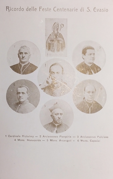 Cartolina - Ricordo delle Feste Centenarie di S. Evasio - …