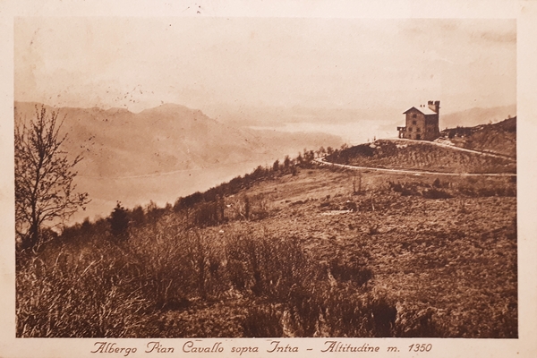 Cartolina - Albergo Piancavallo sopra Intra - Altitudine - 1930