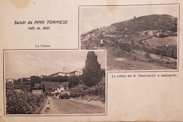 Cartolina - Saluti da Pino Torinese - La Chiesa - …